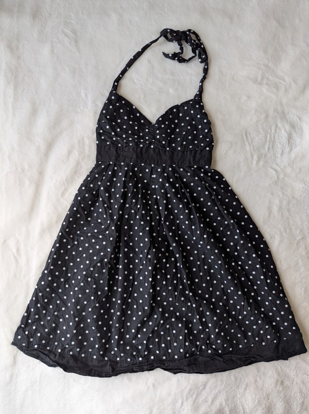 vintage daisy shoppe pola dot mini dress